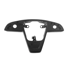 Premium Carbon Fiber Steering Wheel Cover Plate Panel for Tesla Model S/X (2021-2024) - Enhance and Protect Your Steering Wheel - Evooor