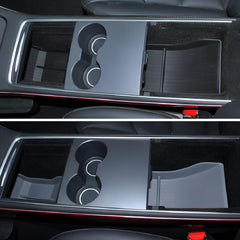 Model 3/Y Center Console Storage Box Rubber Mat for Tesla(2021-2023) - Evooor