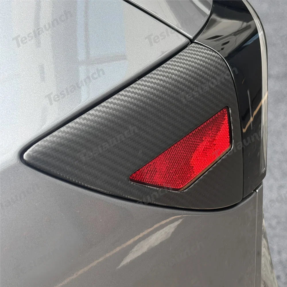 Premium Carbon Fiber Charging Port Cover for Tesla Model Y - Compatible with Juniper 2025 and Beyond - Evooor
