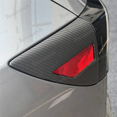 Premium Carbon Fiber Charging Port Cover for Tesla Model Y - Compatible with Juniper 2025 and Beyond - Evooor