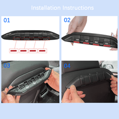 Convenient Foldable Car Seat Back Hook Hanger Organizer for Tesla Model 3/Y - Evooor