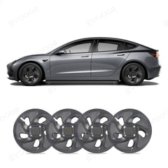 Model 3 18'' Aero Wheels Cover Hubcaps Replacement 4PCS for Tesla (2017-2023) - Evooor