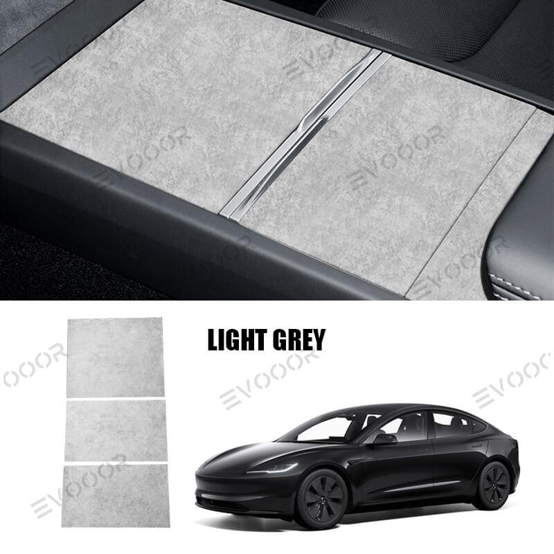 2024 Model 3 Highland Alcantara Center Console Cover For Tesla - Evooor