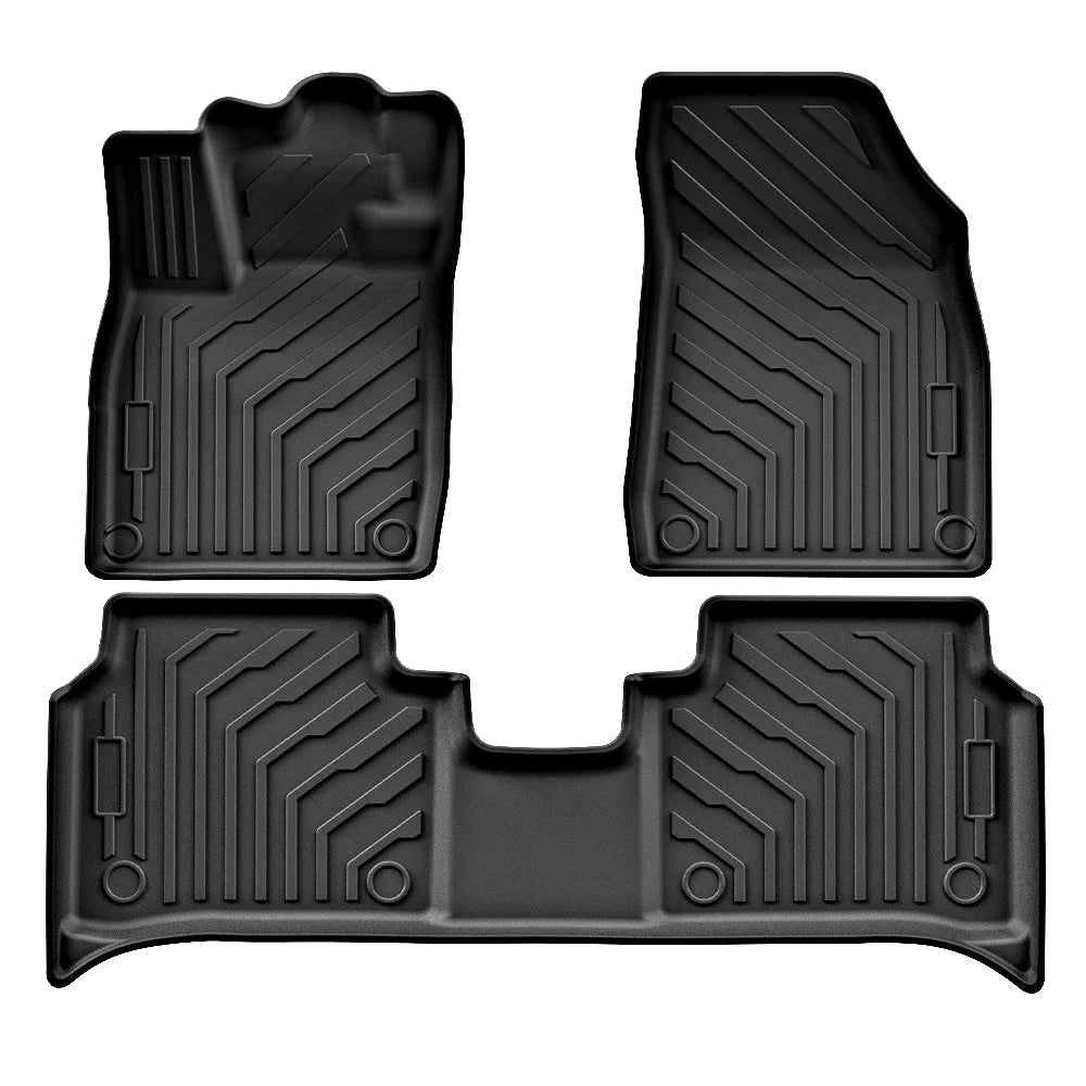 Interior TPE Floor Mats For Left-Drive VW ID.4 2021-2025 - Evooor