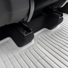 Ensemble de tapis de sol intérieurs et de doublures de coffre Juniper White TPE sur mesure pour Tesla Model Y-Protection imperméable par tous les temps (2025 et ultérieur) Models)