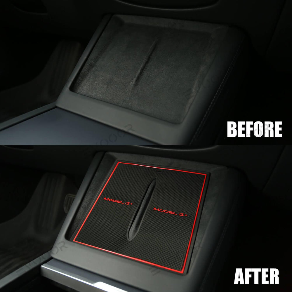 2024 Model 3 Highland Door Slot Mat Water Bowl Slot Mat Dustproof Mat For Tesla - Evooor