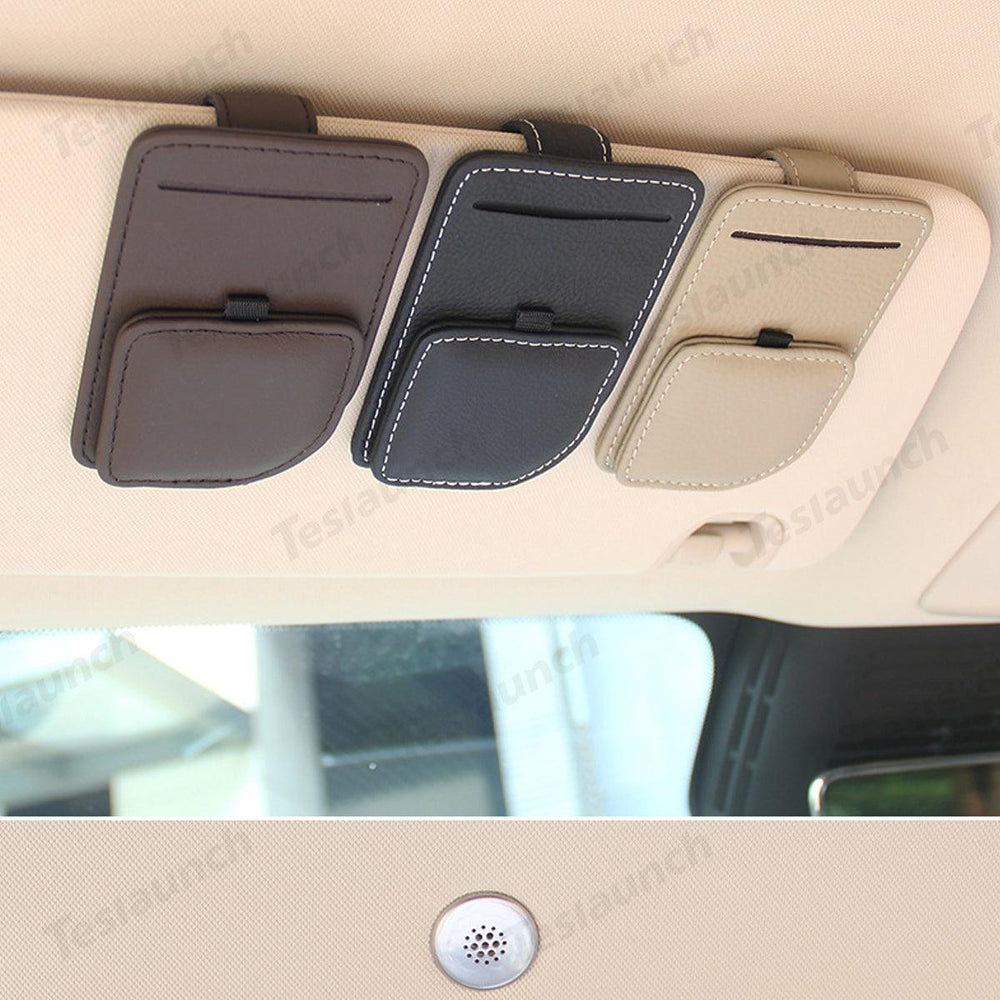 Magnetic Multi-Functional Glasses & Card Clip for Tesla Model 3/Y/S/X/CT - Evooor