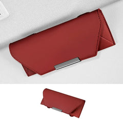 Leather Car Visor Glasses Holder For VW ID.3 2021-2025 - Evooor