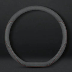 Nappa Leather D-Shaped Anti-Slip Steering Wheel Cover For VW ID.3 2025