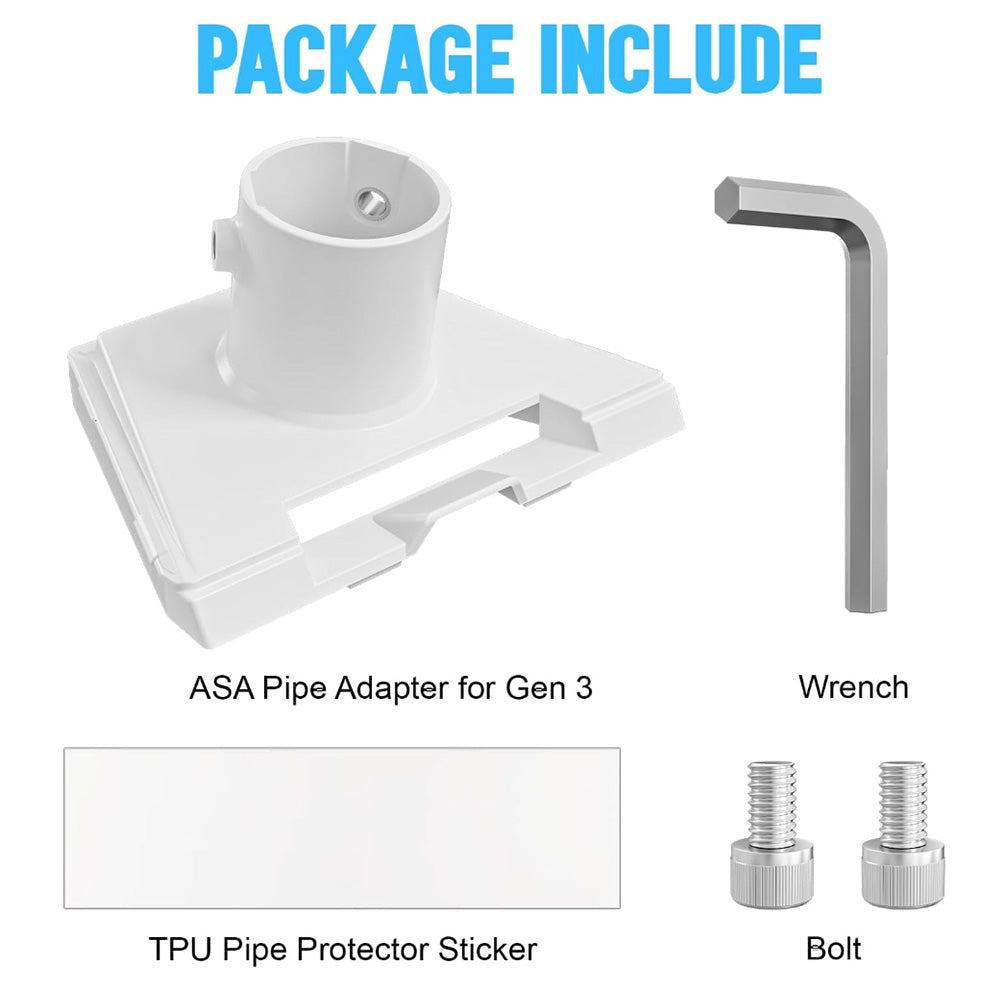 Starlink Dish Pole Mount Adapter Kit - Securely Attach Gen3 Satellite Dish - Evooor