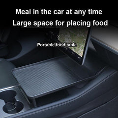 Model 3 Simple dining plate central control Desk Table For Tesla(2021-2022) - Evooor