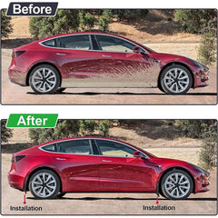 2024 Tesla Model 3 Highland Mud Flaps Splash Guards Front Rear Mudguard Kit, No Drill Fender(4 Pcs) - Evooor