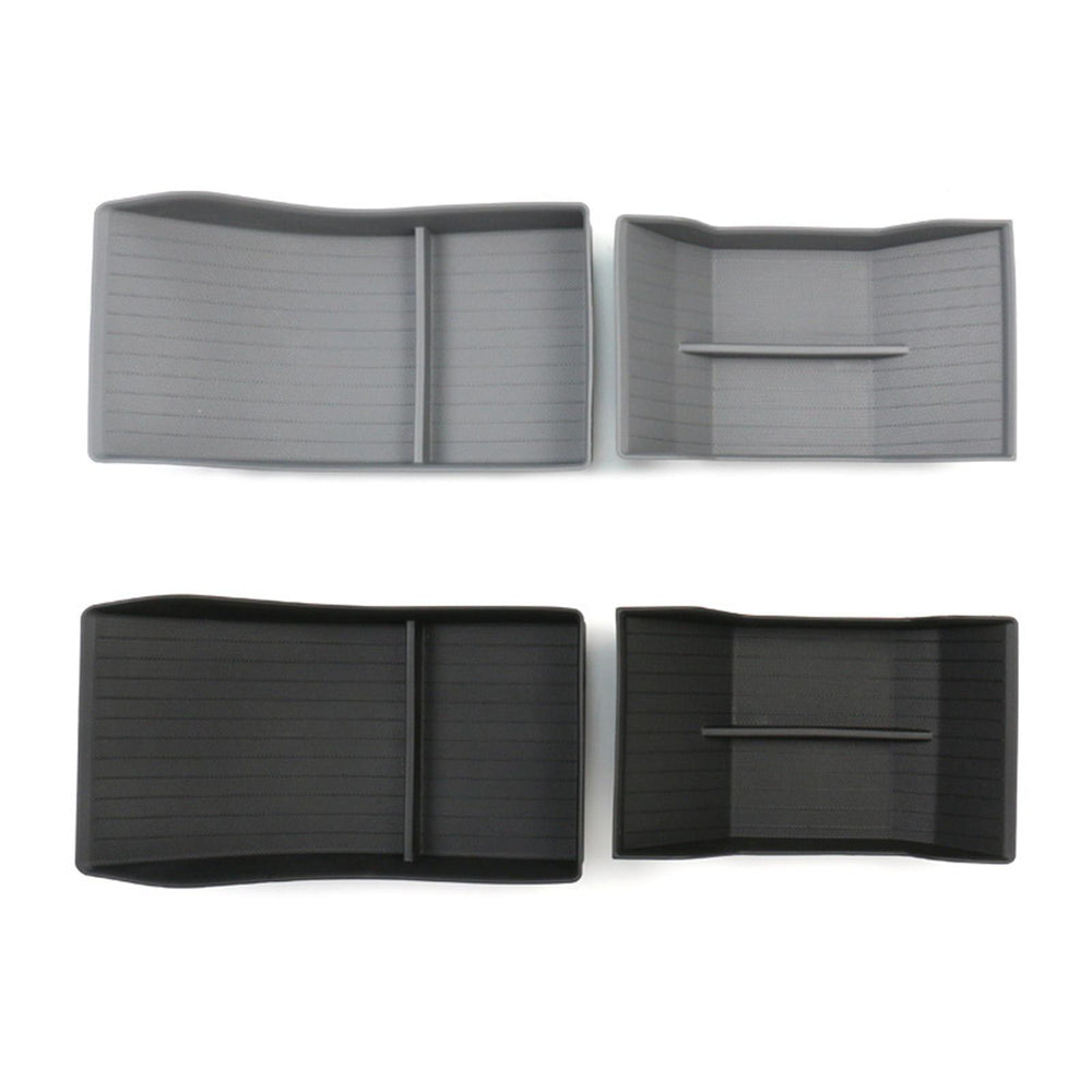 Model 3/Y Center Console Storage Box Rubber Mat for Tesla(2021-2023) - Evooor