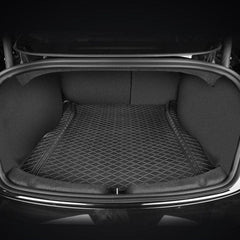 Highland Premium Leather Frunk and Trunk Mat for Tesla Model 3 - Full Coverage Protection - Evooor