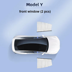 Tesla Side Window Track Slide Privacy Curtain Sunshade For Model 3/Y - Evooor