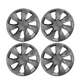 Performance Hub Caps Set for Tesla Model Y - Sleek Induction Style Wheel Hub Covers (4 Pieces) - Evooor