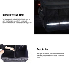 Tesla Model 3/Y/S/X/Cybertruck Organizer - Collapsible Car Trunk Organizer with Easy Storage - Evooor