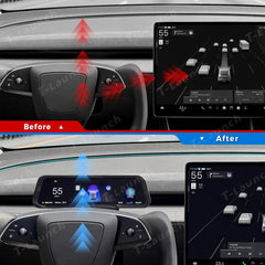 9.6-inch Instrument Cluster Heads Up Display for Tesla Model 3/Y (2021-2026)