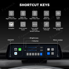 9.6-inch Instrument Cluster Heads Up Display for Tesla Model 3/Y (2021-2026)