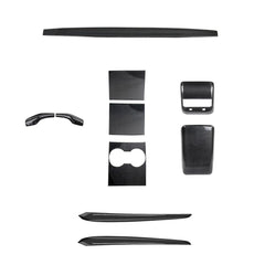 Premium Carbon Fiber Interior Trim Kit for Tesla Model 3 and Model Y - Upgrade Your Interior with High-Quality Wraps - Evooor