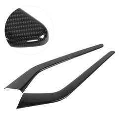 Model 3/Y Center Console Side Panel Caps, Decoration Wrap Cover (Carbon Fiber Pattern ABS) (Gen. 2) for Tesla(2021-2023) - Evooor