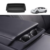 Tesla Model 3 Armrest Sunglasses Holder Organizer with Extra Storage Space - Evooor