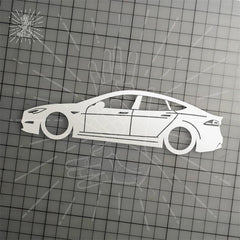 Model 3/Y/S/X Don't Touch My Car Humorous Decorative Sticker For Tesla - Evooor