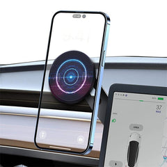 Model 3/Y Magnetic Phone Holder Foldaway Invisible With MagSafe For Tesla(2017-2023) - Evooor