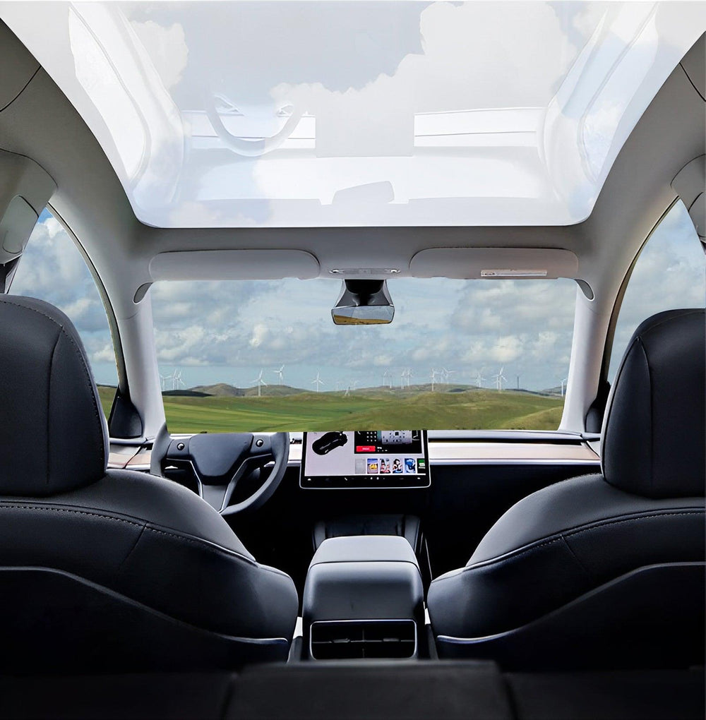 Tesla PDLC Switchable Smart Glass Film Sunroof Sunshade for Model 3 and Model Y - Evooor
