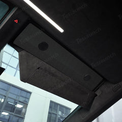 Upper Front Windshield Sunshade Mesh Sun Visor for Cybertruck (2 Pcs) - Evooor