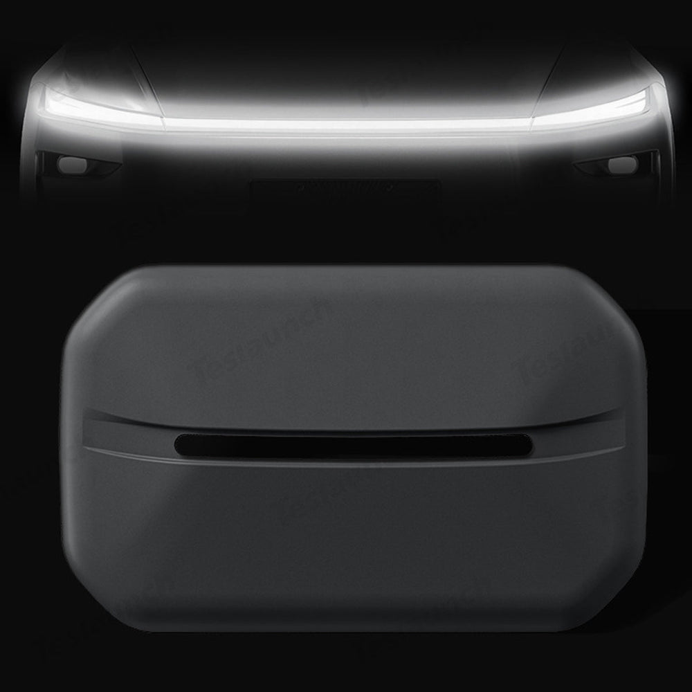 Silicone Tissue Holder Organizer for Tesla Model Y: Keep Your Car Clean and Tidy - Evooor