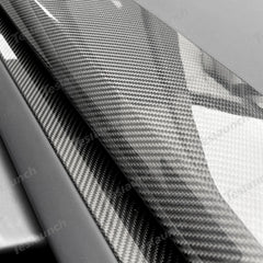 Carbon Fiber Dashboard Vent Trim Upgrade for Tesla Model Y 2025+ – Premium Juniper Finish - Evooor