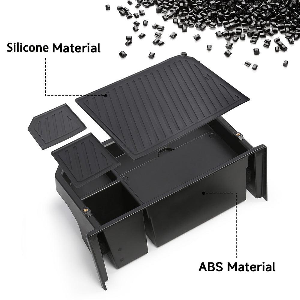 Upgraded Center Console Behind Screen Storage Box for Cybertruck - Evooor