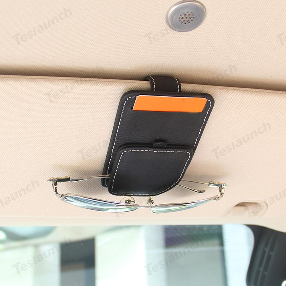 Magnetic Multi-Functional Glasses & Card Clip for Tesla Model 3/Y/S/X/CT - Evooor