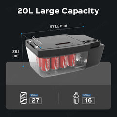 Portable 22L Electric Cooler for Tesla Model 3 - Keep Food Fresh on Road Trips! - Evooor
