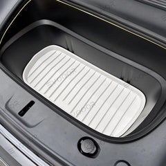 Ensemble de tapis de sol intérieurs et de doublures de coffre Juniper White TPE sur mesure pour Tesla Model Y-Protection imperméable par tous les temps (2025 et ultérieur) Models)