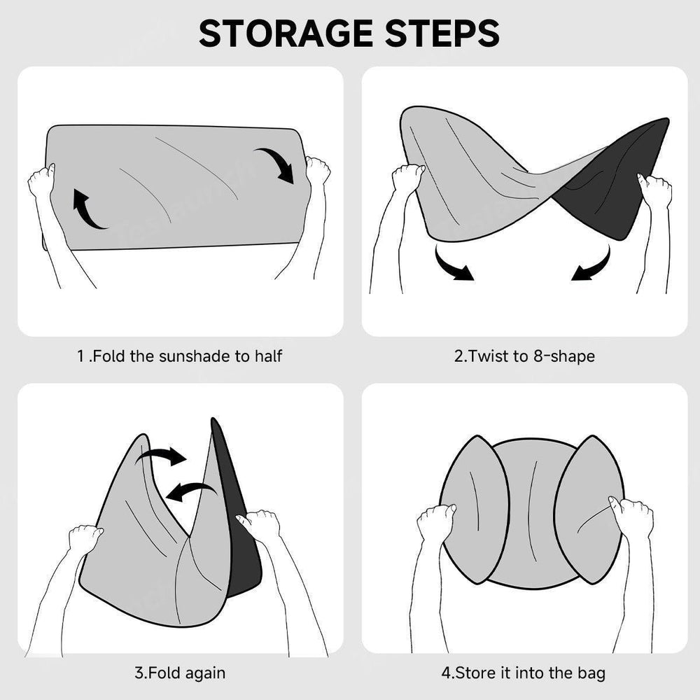 Split Nano Ice Crystal Glass Roof Sunshade for Cybertruck (2 PCS) - Evooor