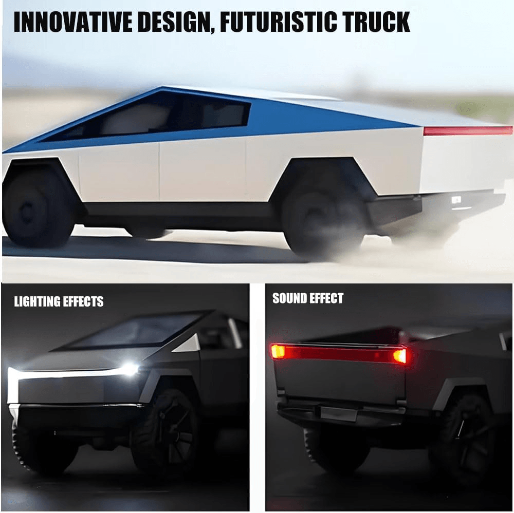 Cybertruck Pickup Truck Alloy 1/24 Car Model - Evooor