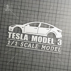 Model 3/Y/S/X Don't Touch My Car Humorous Decorative Sticker For Tesla - Evooor