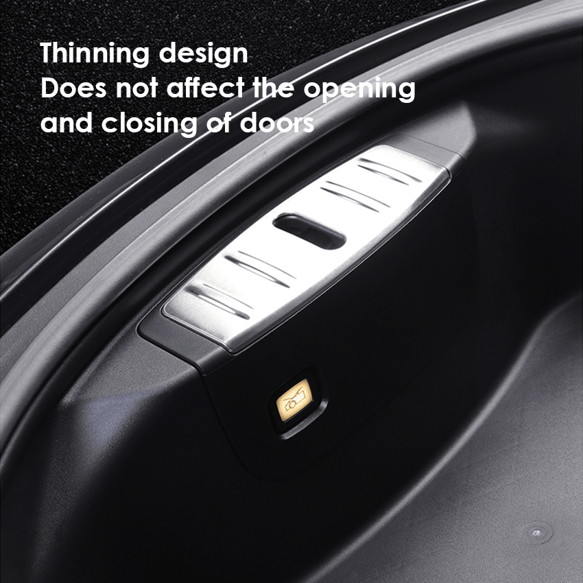 Durable Stainless Steel Front Trunk Cover for Model 3 with Enhanced Protection - Evooor