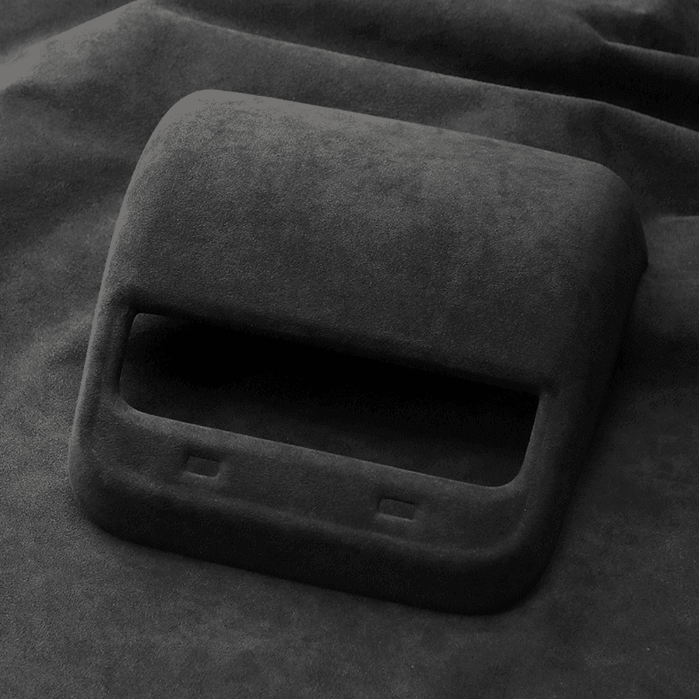 Model 3/Y Alcantara Rear AC Vent Anti-kick Cover for Tesla(2017-2023) - Evooor