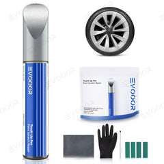 Model 3/Y/S/X Wheel Rims Touch Up Paint Kit for Tesla - DIY Curb Rash Repair with Color-matched Touch Up Paint - Evooor