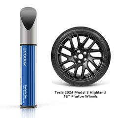 Tesla Model 3/Y/X/S Wheel Hub Repair Paint Pen - New Original Color Match Wheel Paint - Evooor