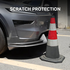 Front Bumper Spoiler Lip Guard for Tesla Model Y - Sporty Design for Enhanced Style and Protection - Evooor