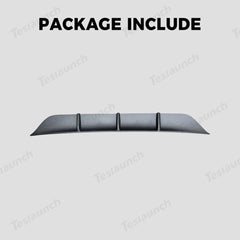 Tesla Model Y Juniper 2025+ Rear Bumper Lip Spoiler with ABS Material for Enhanced Style and Aerodynamics - Evooor