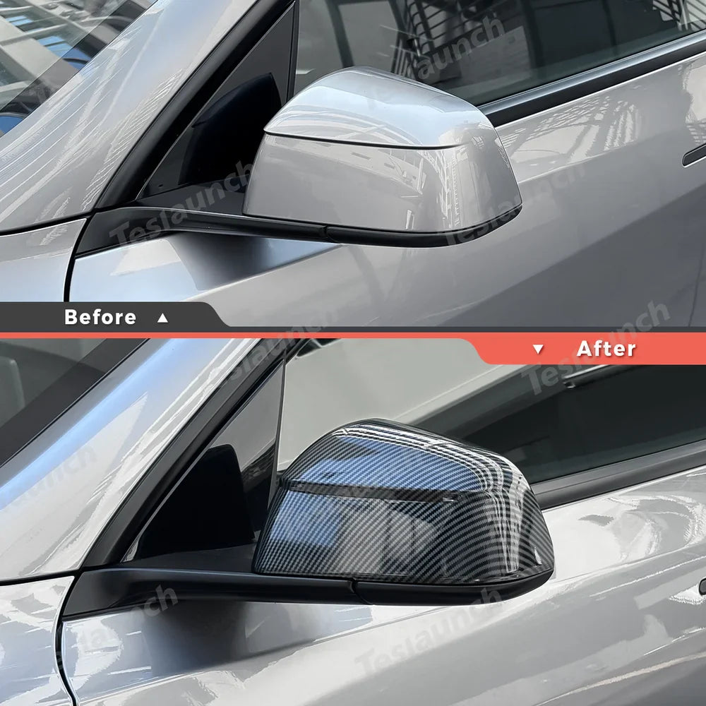 Custom Juniper 2025+ ABS Side Mirror Covers for Tesla Model Y - Stylish & Durable - Evooor