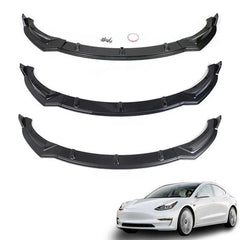 Model 3 Front Bumper Lip Kit For Tesla (2017-2023) - Evooor