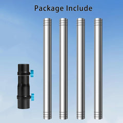 7FT Ground Pole RV Mount Kit with Adapter for Starlink Gen 2 Dish - Evooor