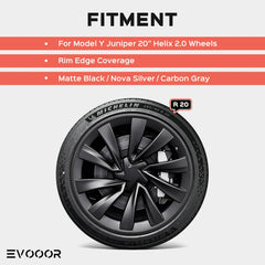 All-in-one Rim Protector for Tesla Model Y Juniper 20’’ Helix 2.0 Wheels