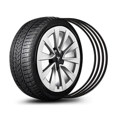 Model Y/3/S/X Wheel Rim Protectors Guard Alloy Wheel from Curb Rash (Set of 4 Rim Protectors) for Tesla(2012-2023) - Evooor